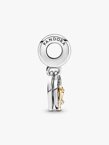 Two-tone Happy Anniversary Dangle Charm