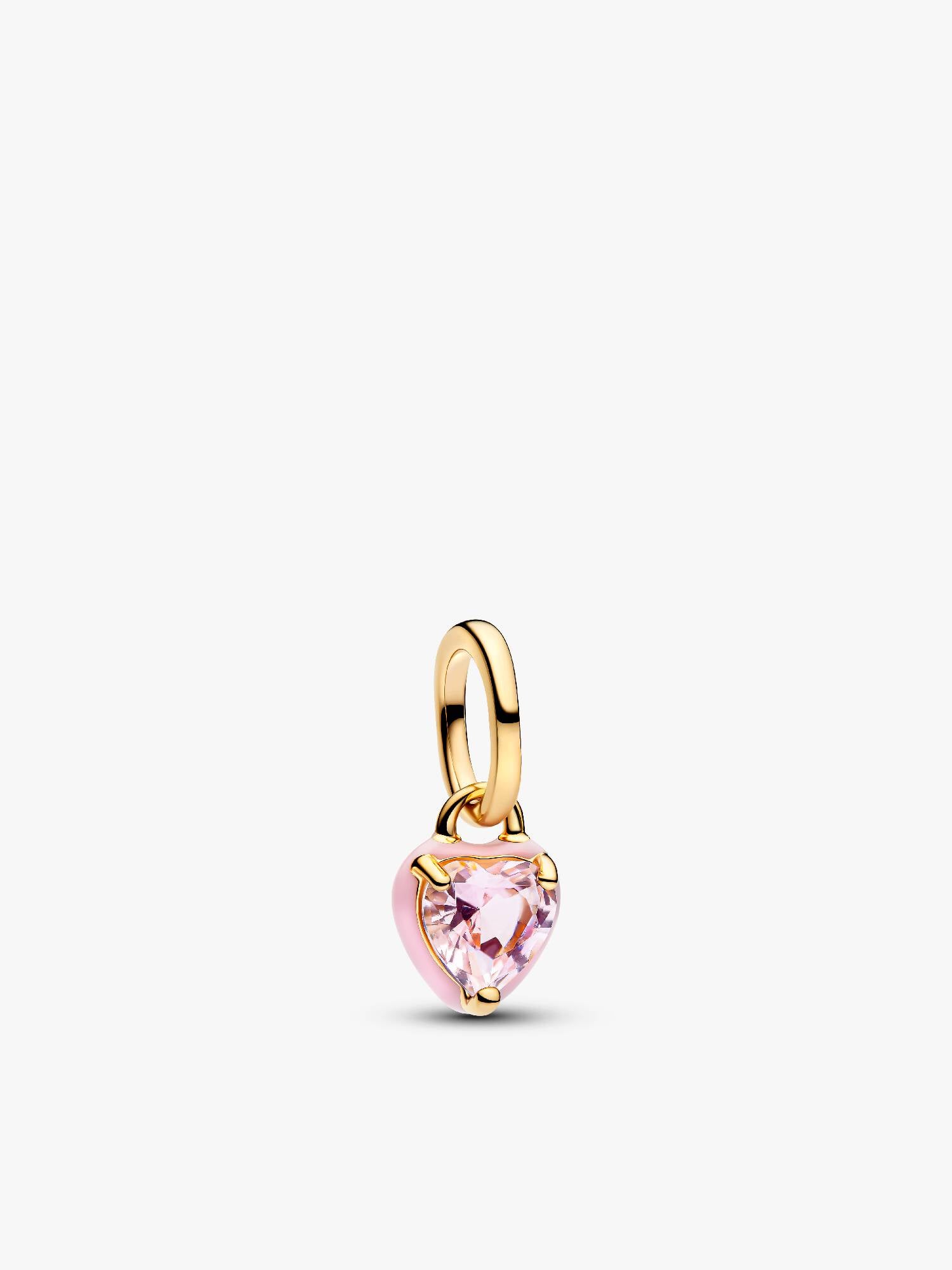 Pink Chakra Heart Mini Dangle Charm