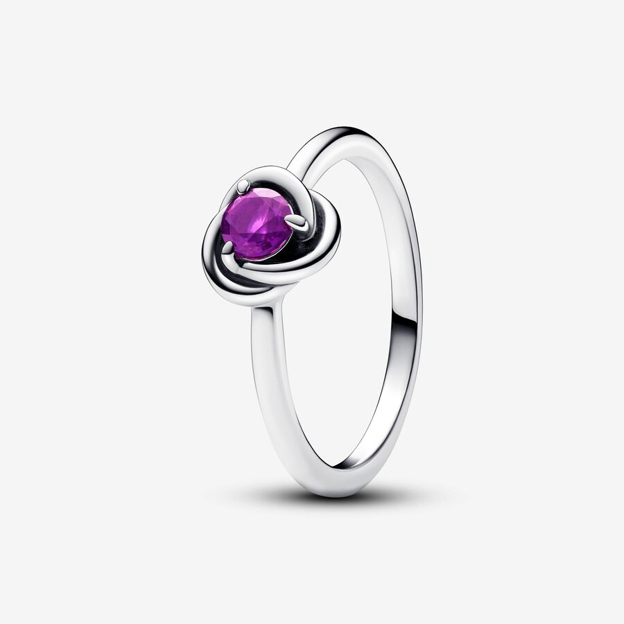 Purple Eternity Circle Ring image number 0