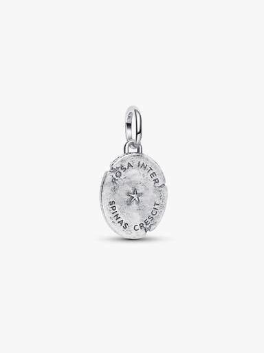 Rose Medallion Charm