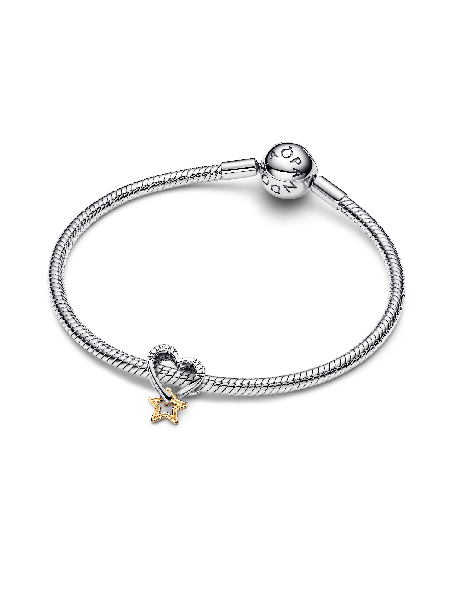 PandoraHearts パンドラハーツ ラバスト メタルチャーム オズ ★ Lucky Star & Heart Charm | ツートーン | パンドラ'