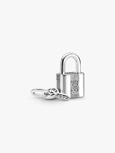 Padlock and Key Dangle Charm
