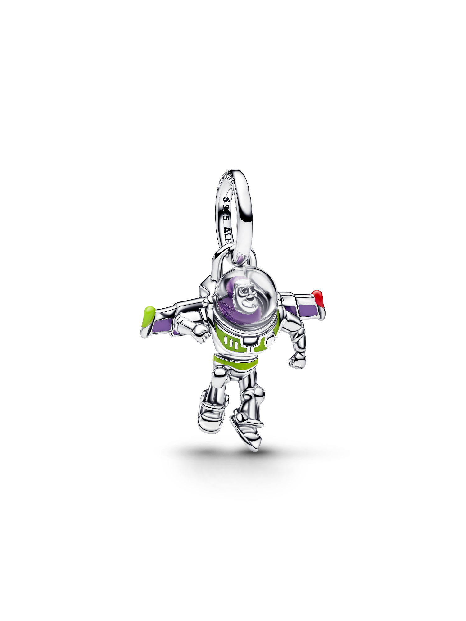 Disney Pixar Buzz Lightyear Dangle Charm | スターリングシルバー