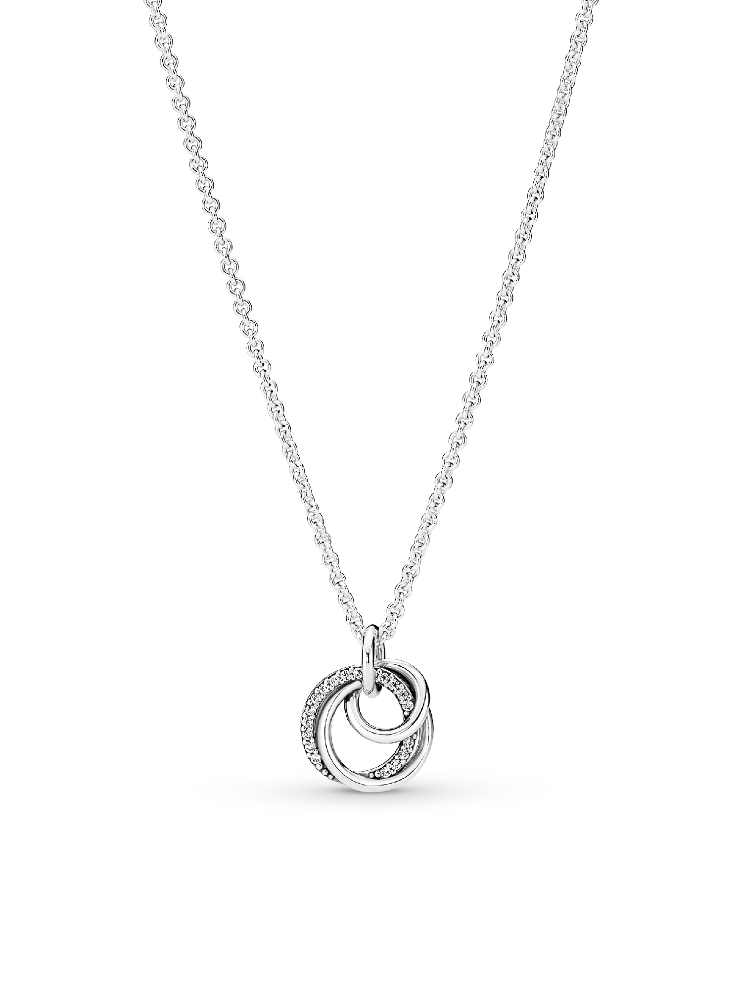 Sparkling Infinity Heart Collier Necklace | スターリングシルバー