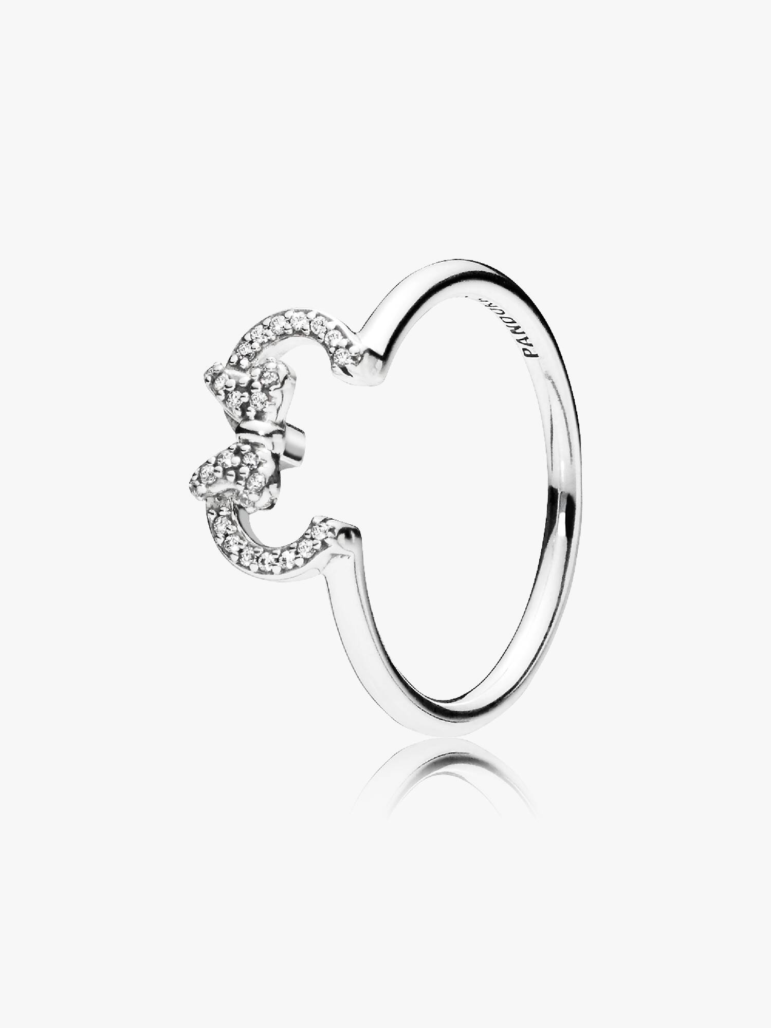 Disney Minnie Mouse Ears Silhouette Puzzle Ring
