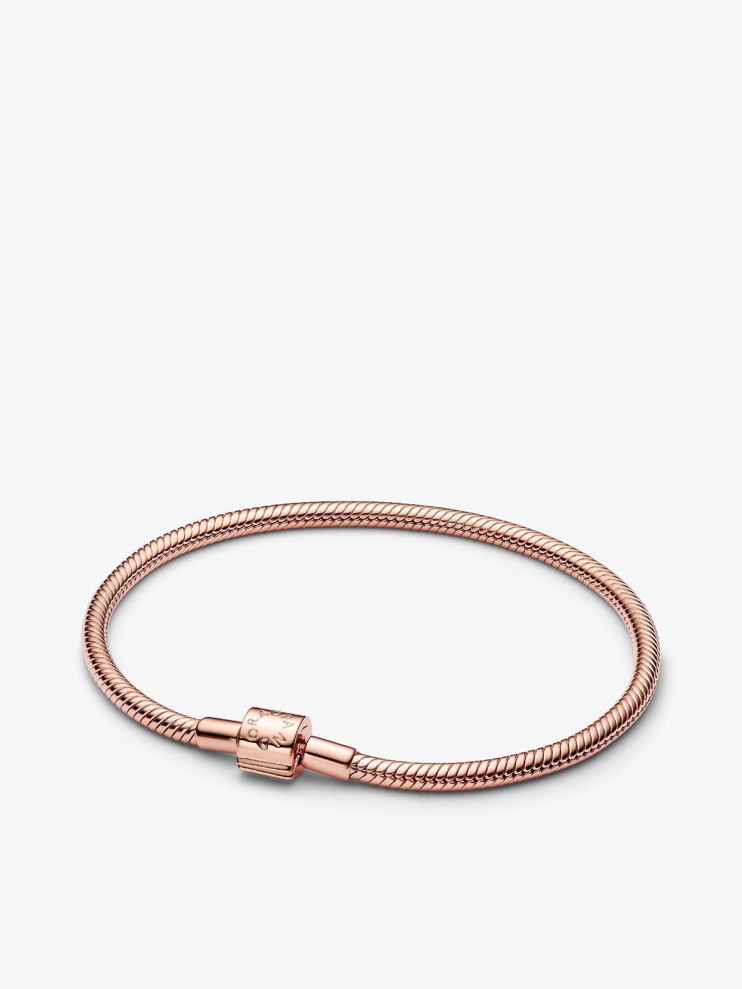 Barrel Clasp Snake Chain Bracelet