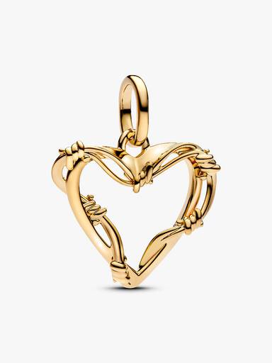 Wire Heart Dangle Charm
