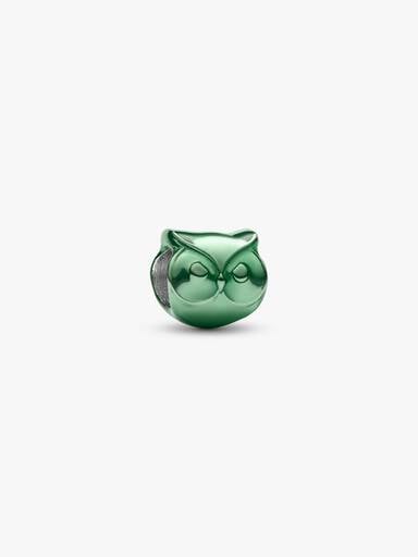 Green Owl Mini Charm
