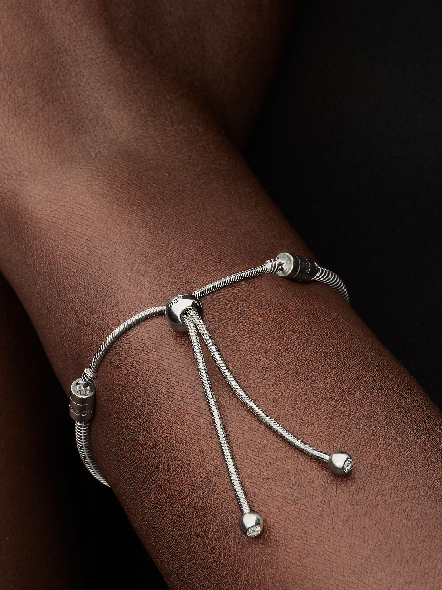 Snake Chain Slider Bracelet | スターリングシルバー | パンドラ'