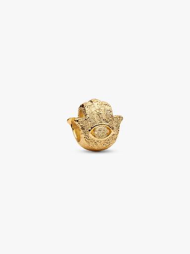 Textured Hamsa Hand Mini Charm