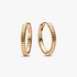Pandora Moments Small Charm Hoop Earrings Pandora Moments Small Charm Hoop Earrings