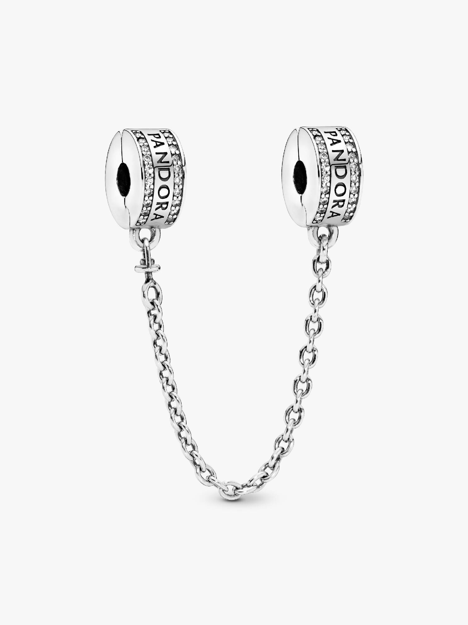 Logo Safety Chain Clip Charm