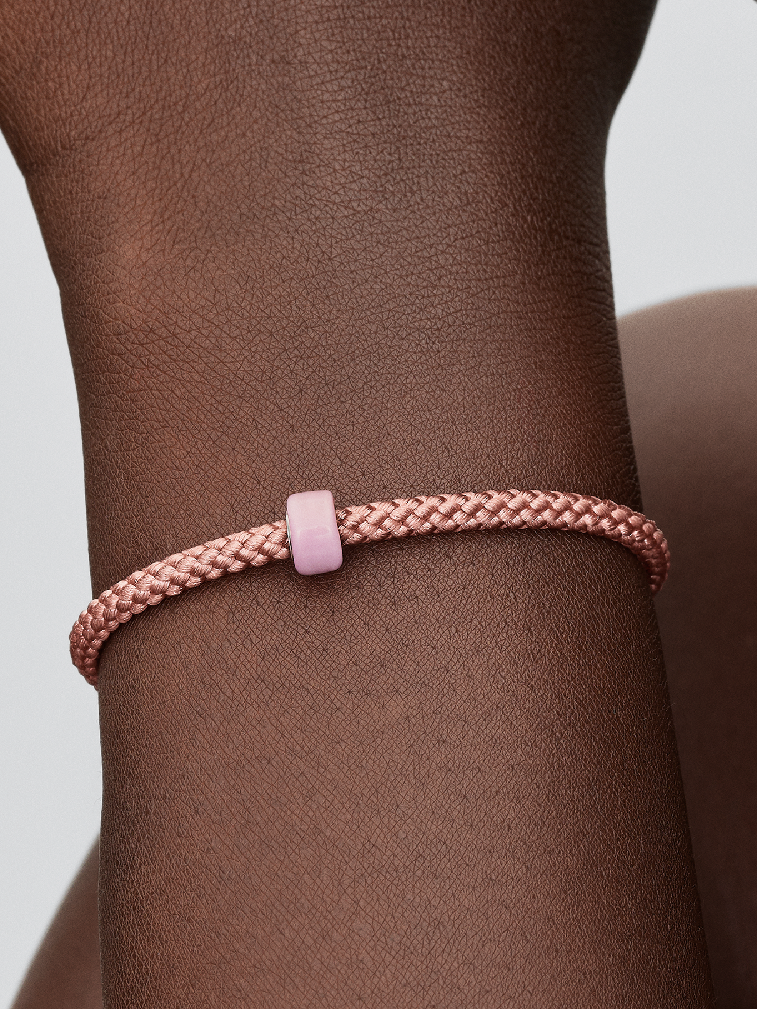 Pink Murano Glass Mini Charm | スターリングシルバー | パンドラ'