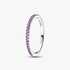 Sparkling Purple Half-Eternity Band Ring Sparkling Purple Half-Eternity Band Ring