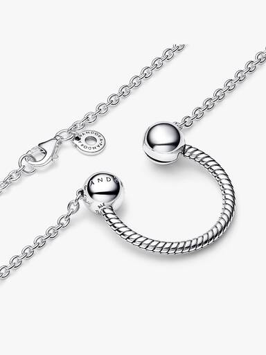 Pandora Moments U-shape Charm Pendant Necklace