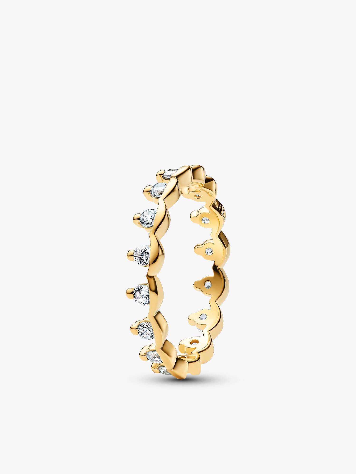 Sparkling Regal Band Ring