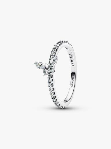 Sparkling Butterfly Ring