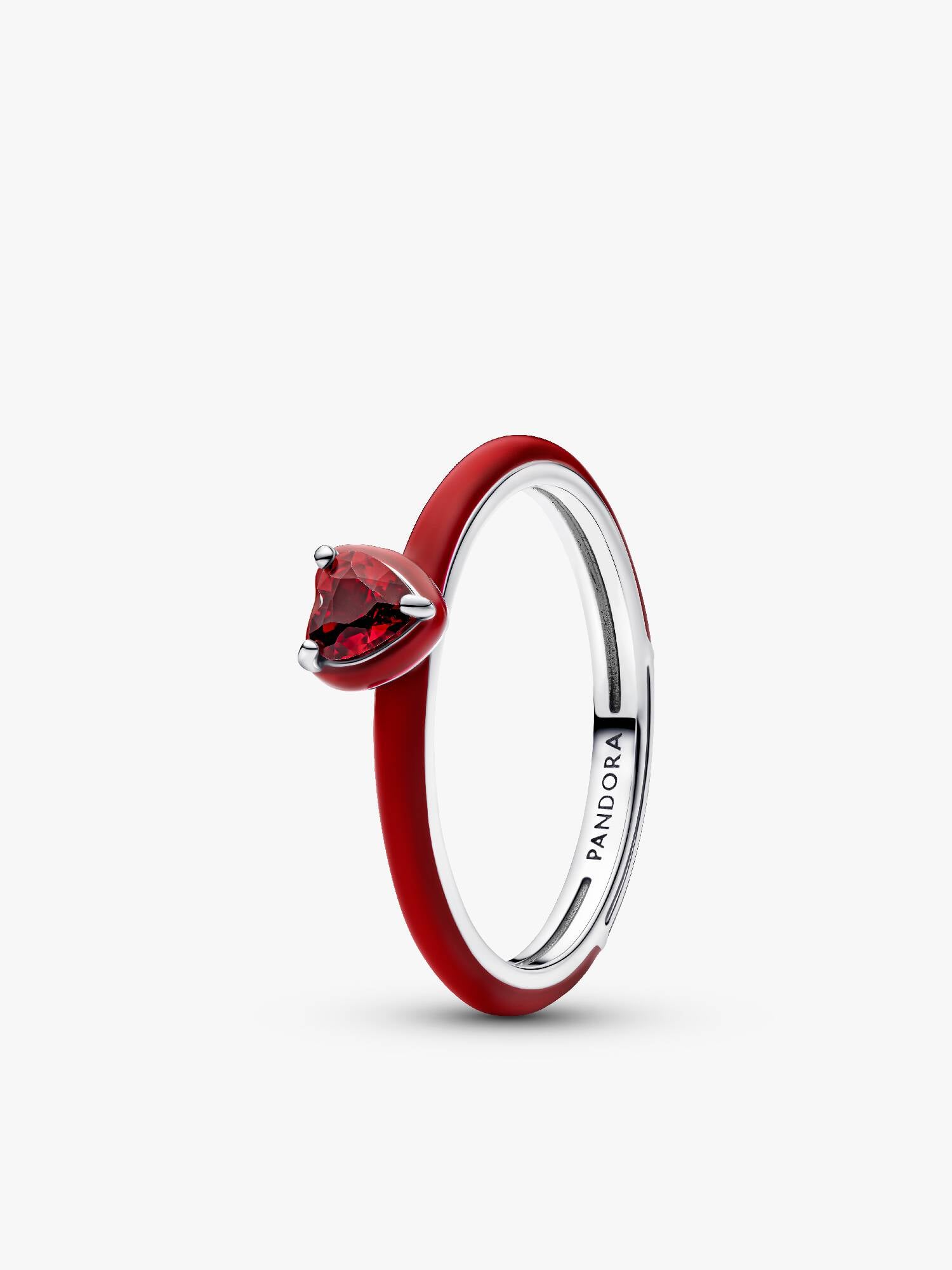 Red Chakra Heart Ring