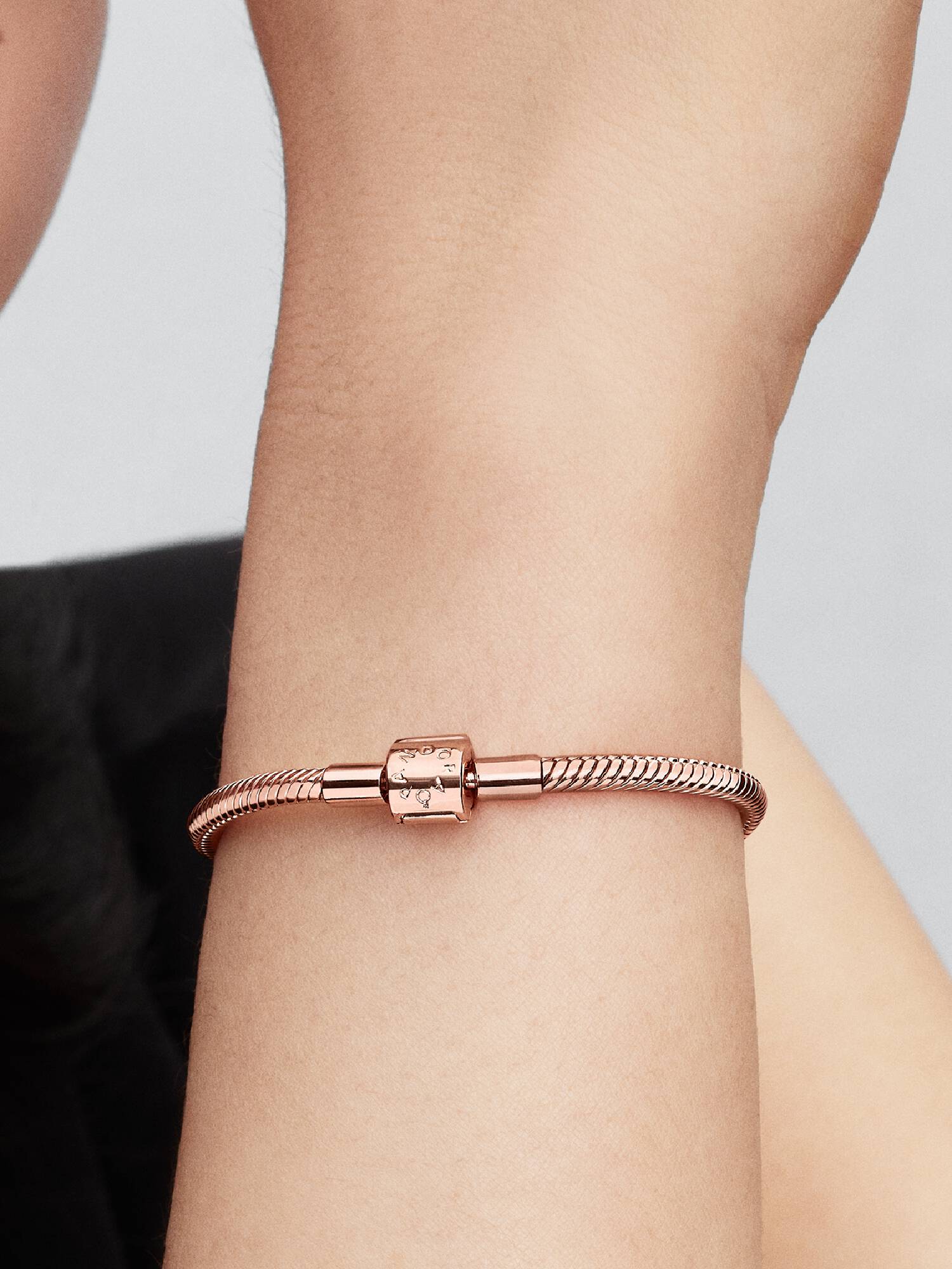 Barrel Clasp Snake Chain Bracelet