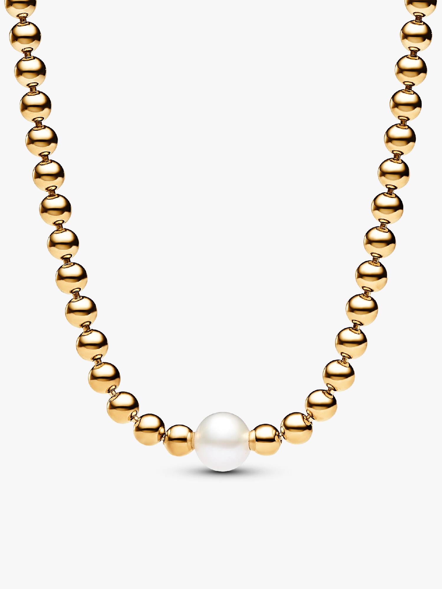 Treated Freshwater Cultured Pearl & Beads Collier Necklace