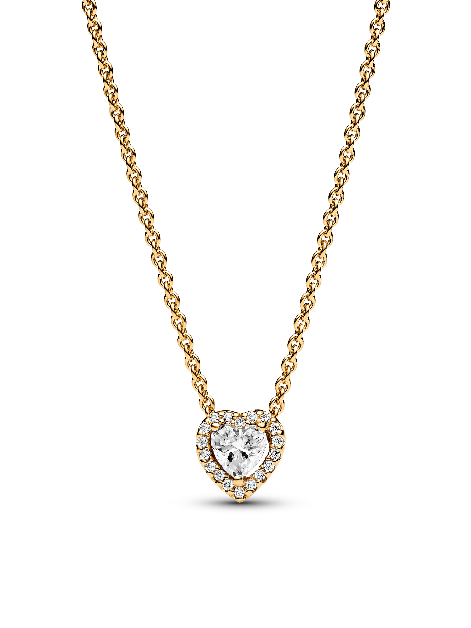 Pink Heart Collier Necklace | ローズゴールドプレーティング | パンドラ'