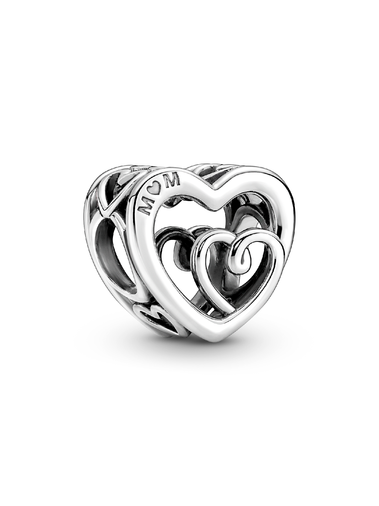 Entwined Infinite Hearts Charm | スターリングシルバー | パンドラ'