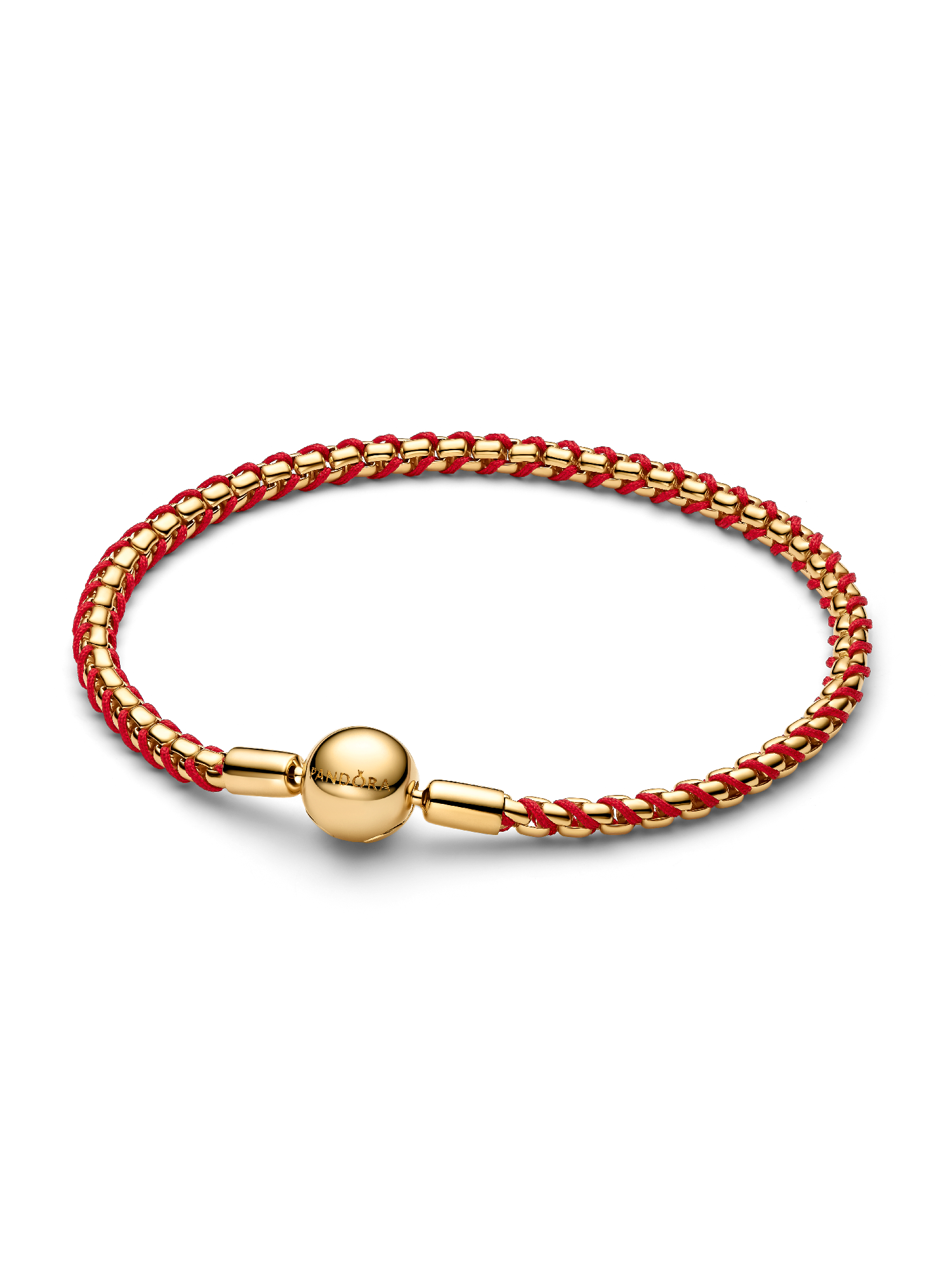 Red Cord Box Chain Bracelet 