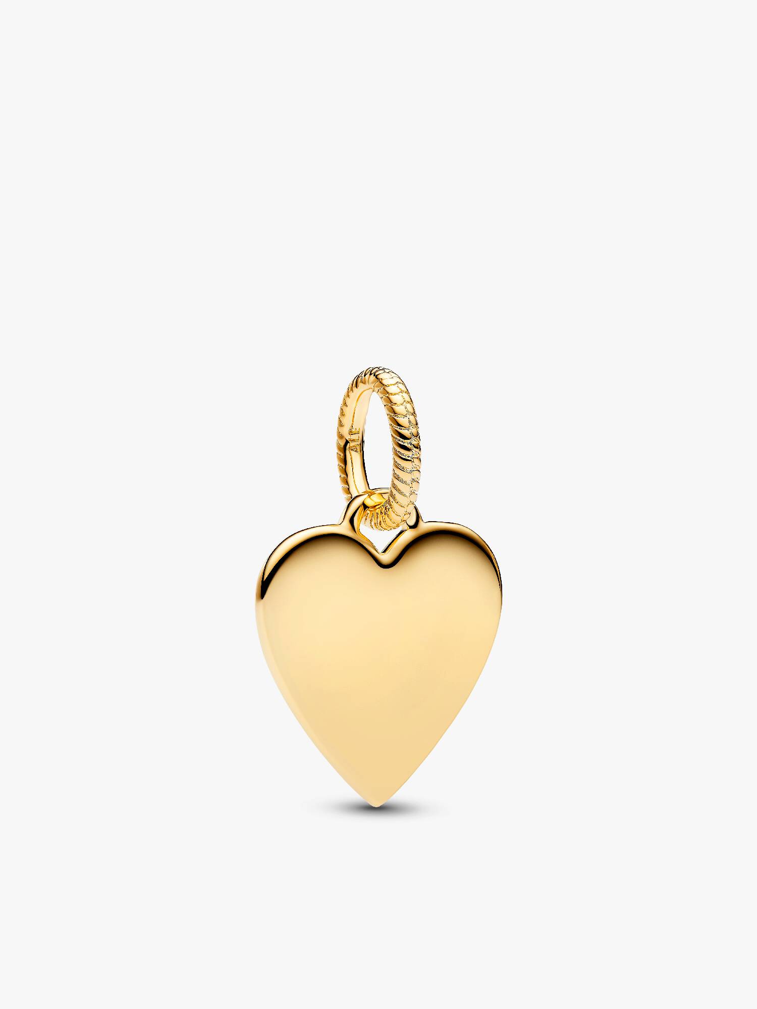 Engravable Heart Tag Pendant 