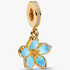 Blue Blossom Dangle Charm Blue Blossom Dangle Charm