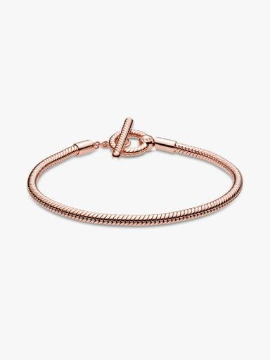 Pandora Moments T-Bar Snake Chain Bracelet