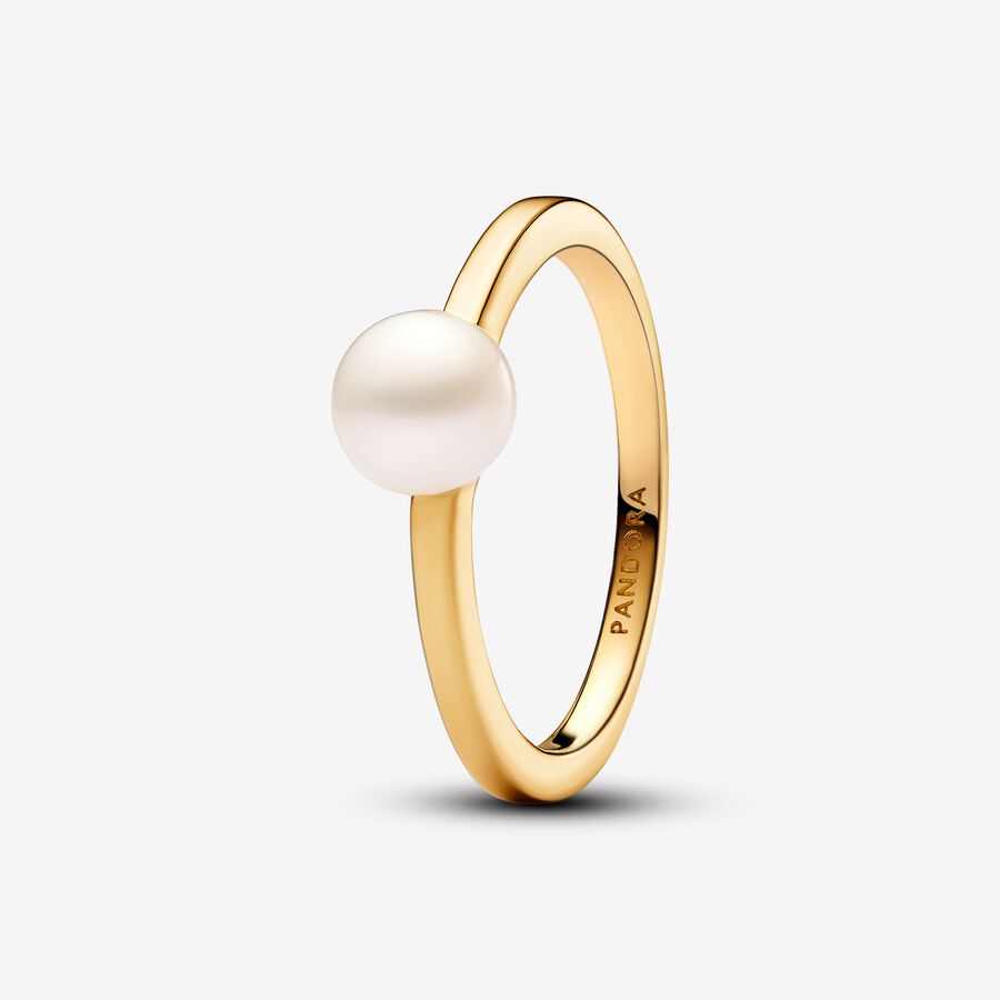 Treated Freshwater Cultured Pearl Ring image number 0