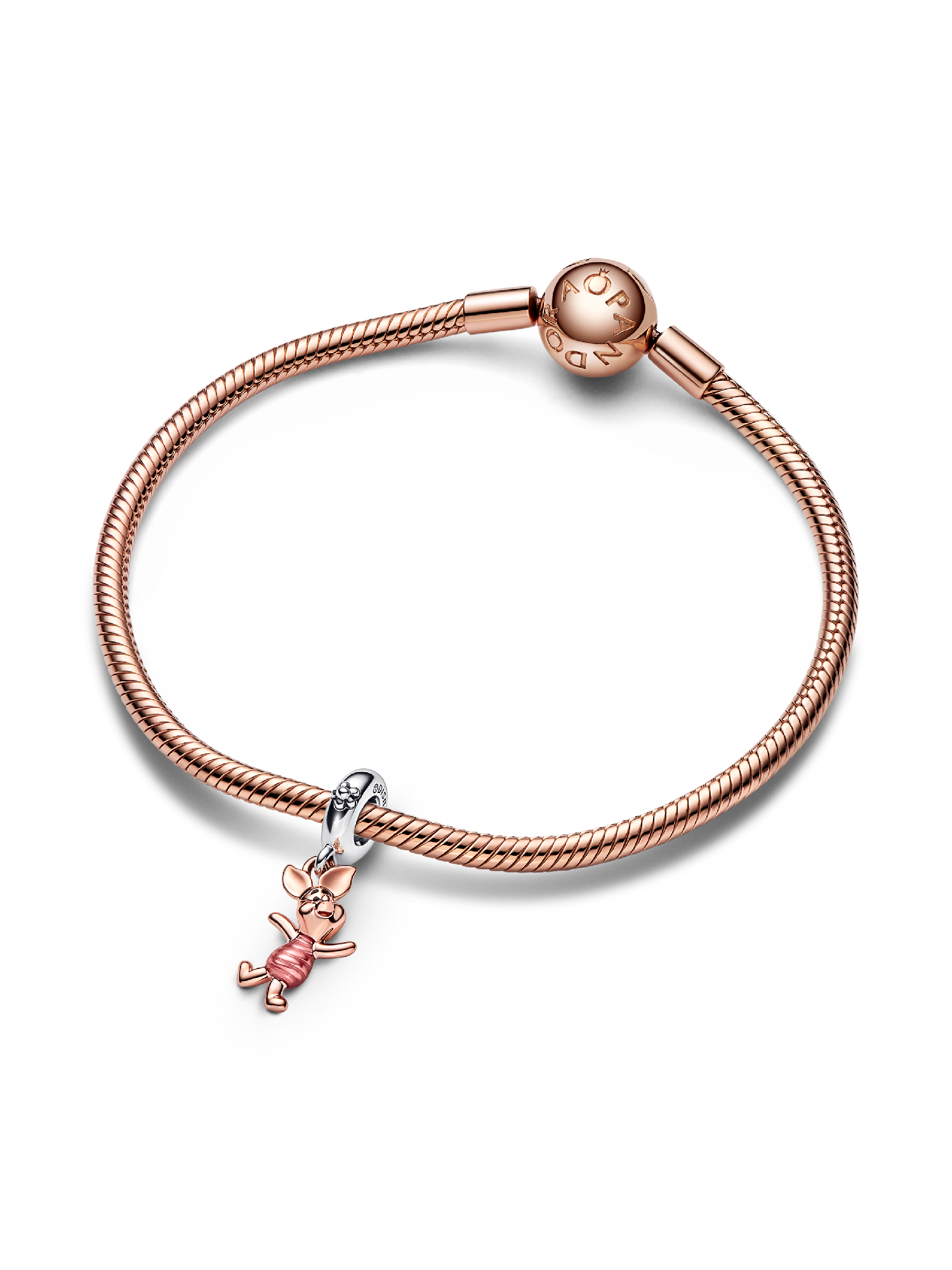 Disney Winnie the Pooh Piglet Dangle Charm | ツートーン | パンドラ'