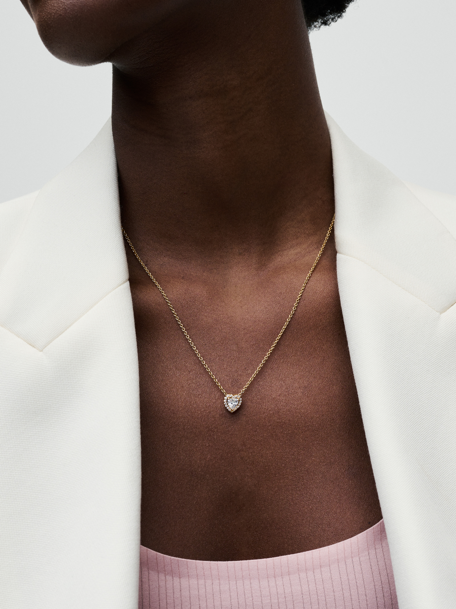 Sparkling Heart Collier Necklace | ゴールドプレーティング | パンドラ'
