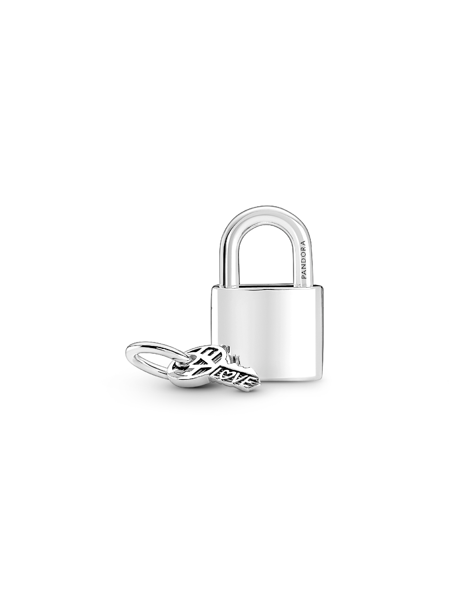 Padlock and Key Dangle Charm | スターリングシルバー | パンドラ'