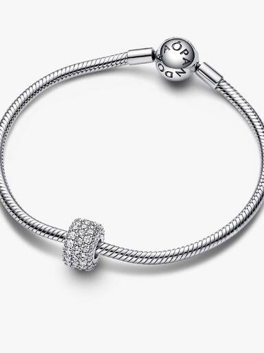 Sparkling Pavé Triple-row Charm