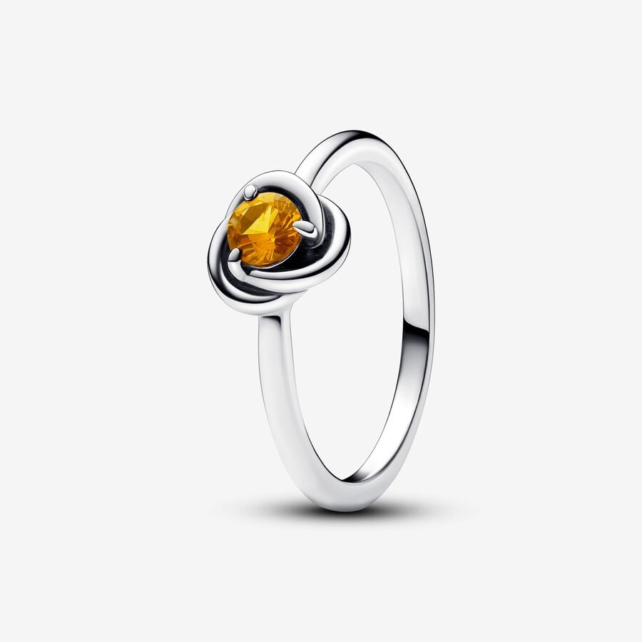Honey Eternity Circle Ring image number 0