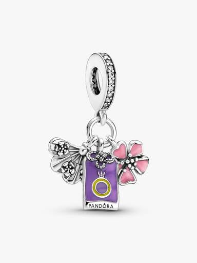Japanese Sakura, Omamori & Fan Dangle Charm