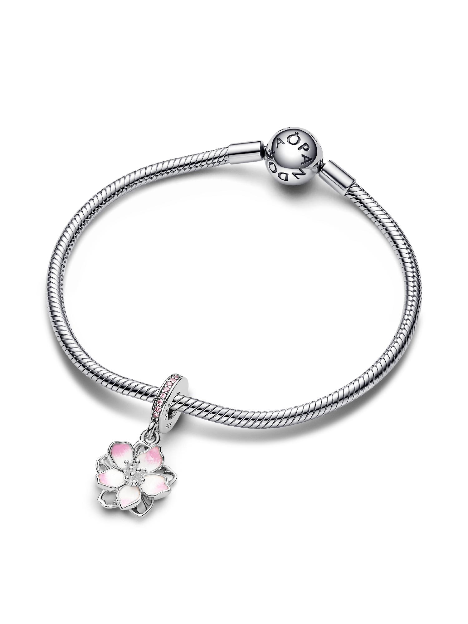Cherry Blossom Dangle Charm | スターリングシルバー | パンドラ'