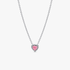 Pink Elevated Heart Necklace Pink Elevated Heart Necklace