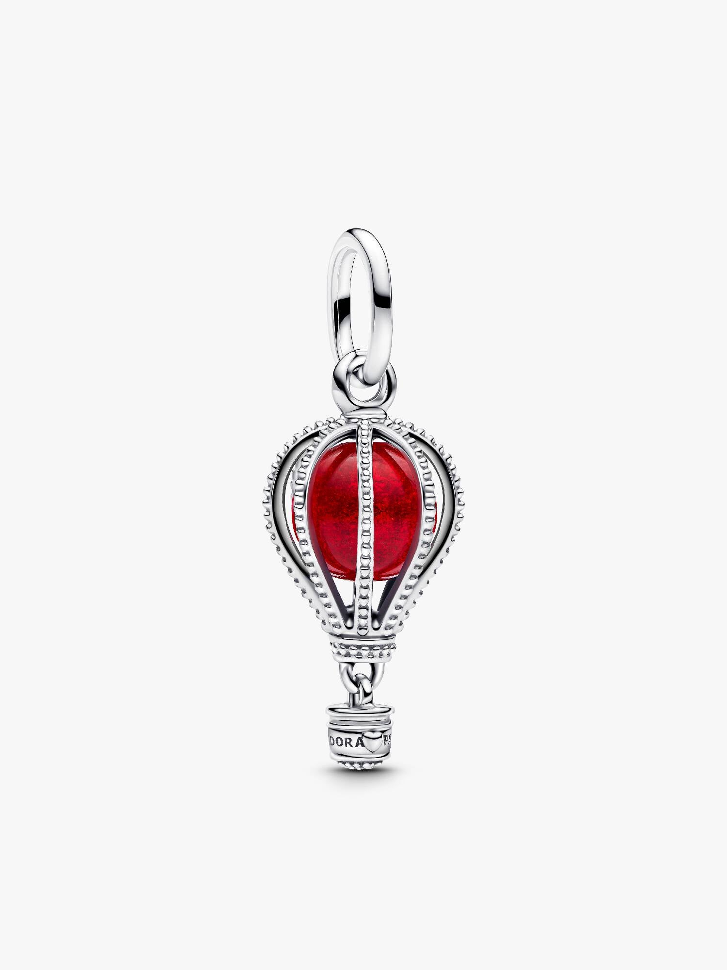 Hot Air Balloon Murano Glass Dangle Charm