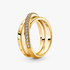 Crossover Pavé Triple Band Ring Crossover Pavé Triple Band Ring