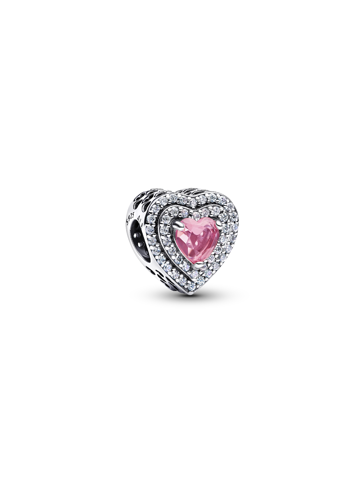Sparkling Levelled Hearts Charm パンドラチャーム Sparkling Levelled Hearts Charm | スターリングシルバー | パンドラ'