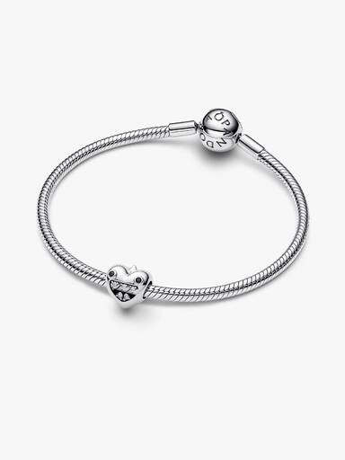 Mum's Little Monsters Heart Charm