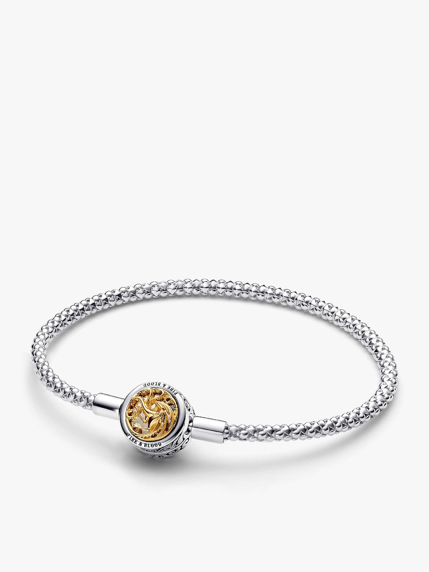 Game of Thrones House Sigil Clasp Pandora Moments Studded Chain Bracelet