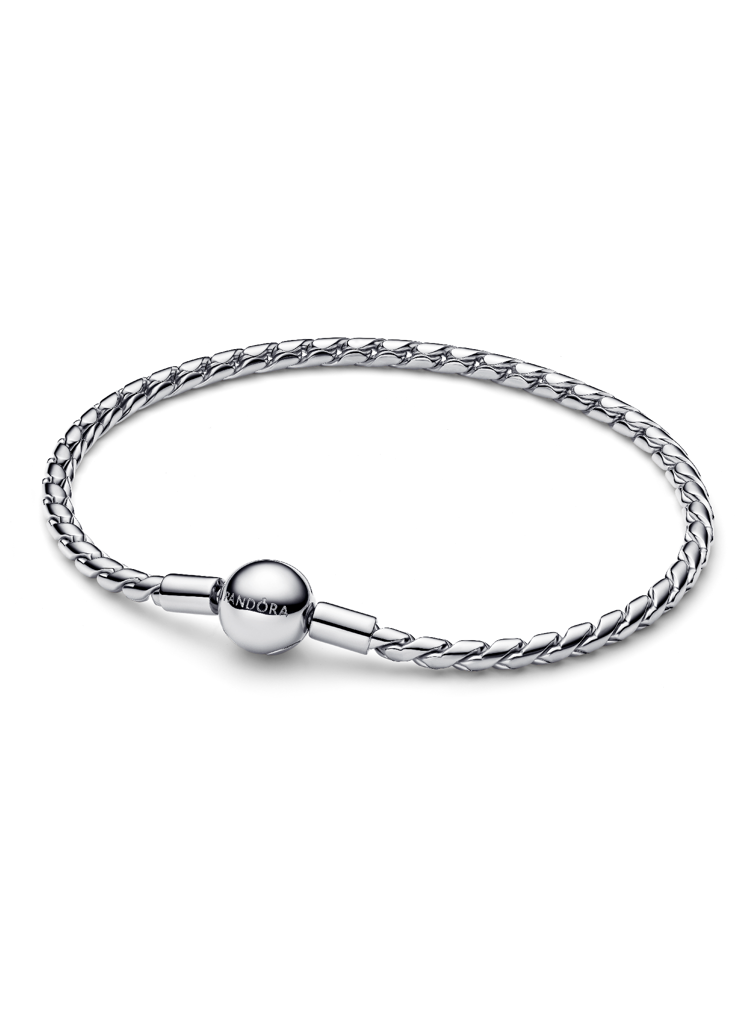 Round Clasp Wing Chain Bracelet | スターリングシルバー | パンドラ'
