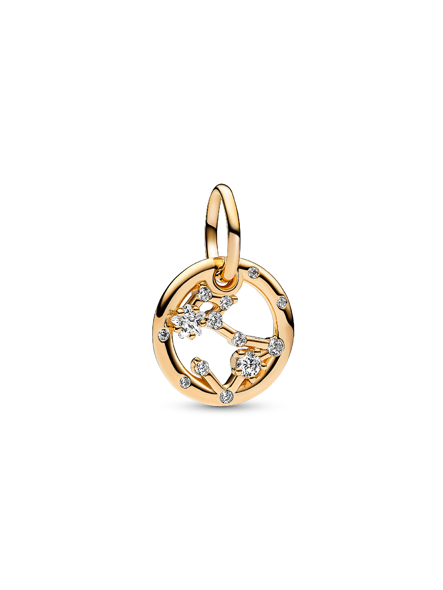 Pisces Zodiac Dangle Charm | ゴールドプレーティング | パンドラ'