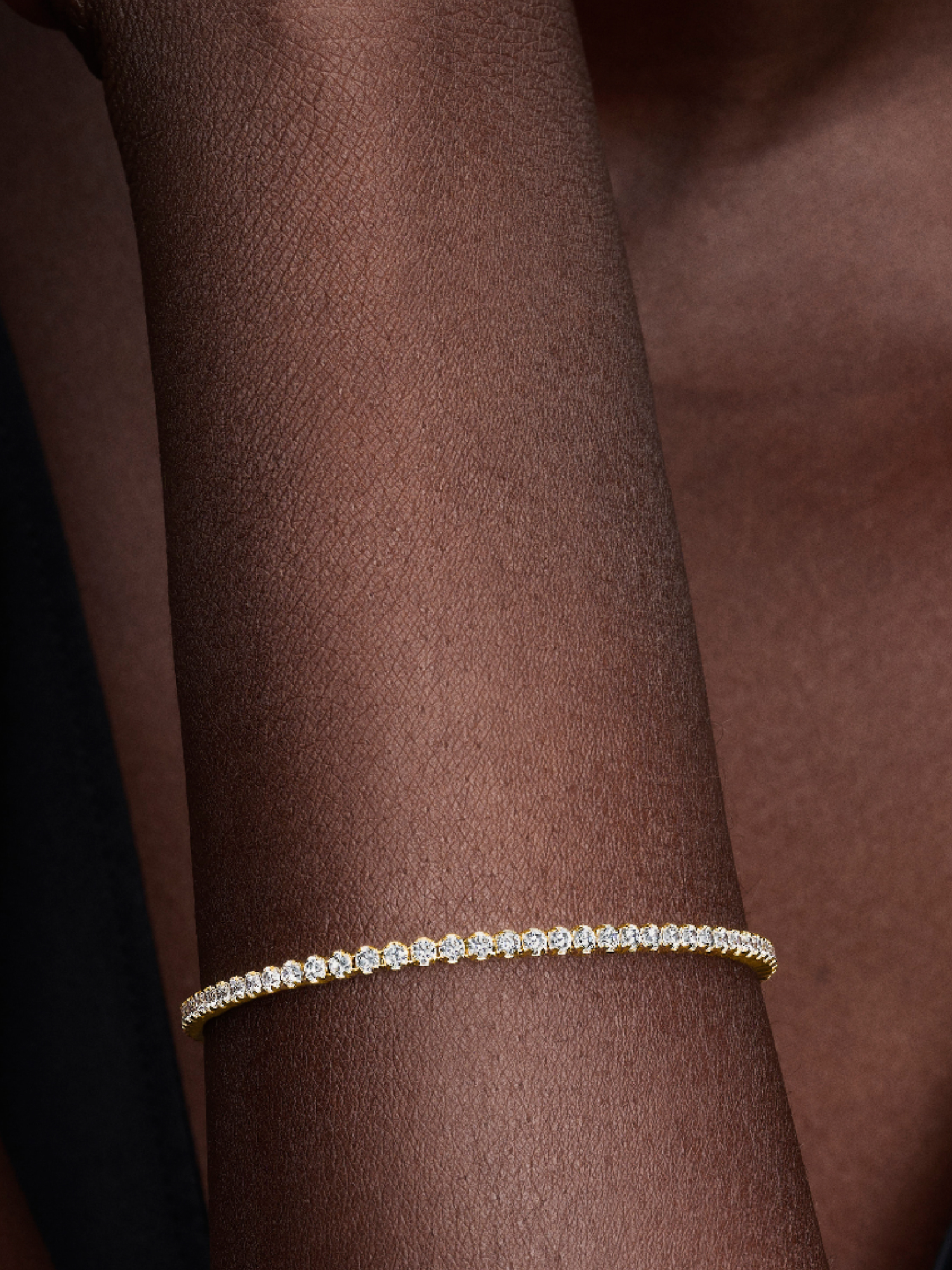 Sparkling Tennis Bracelet | ゴールドプレーティング | パンドラ'