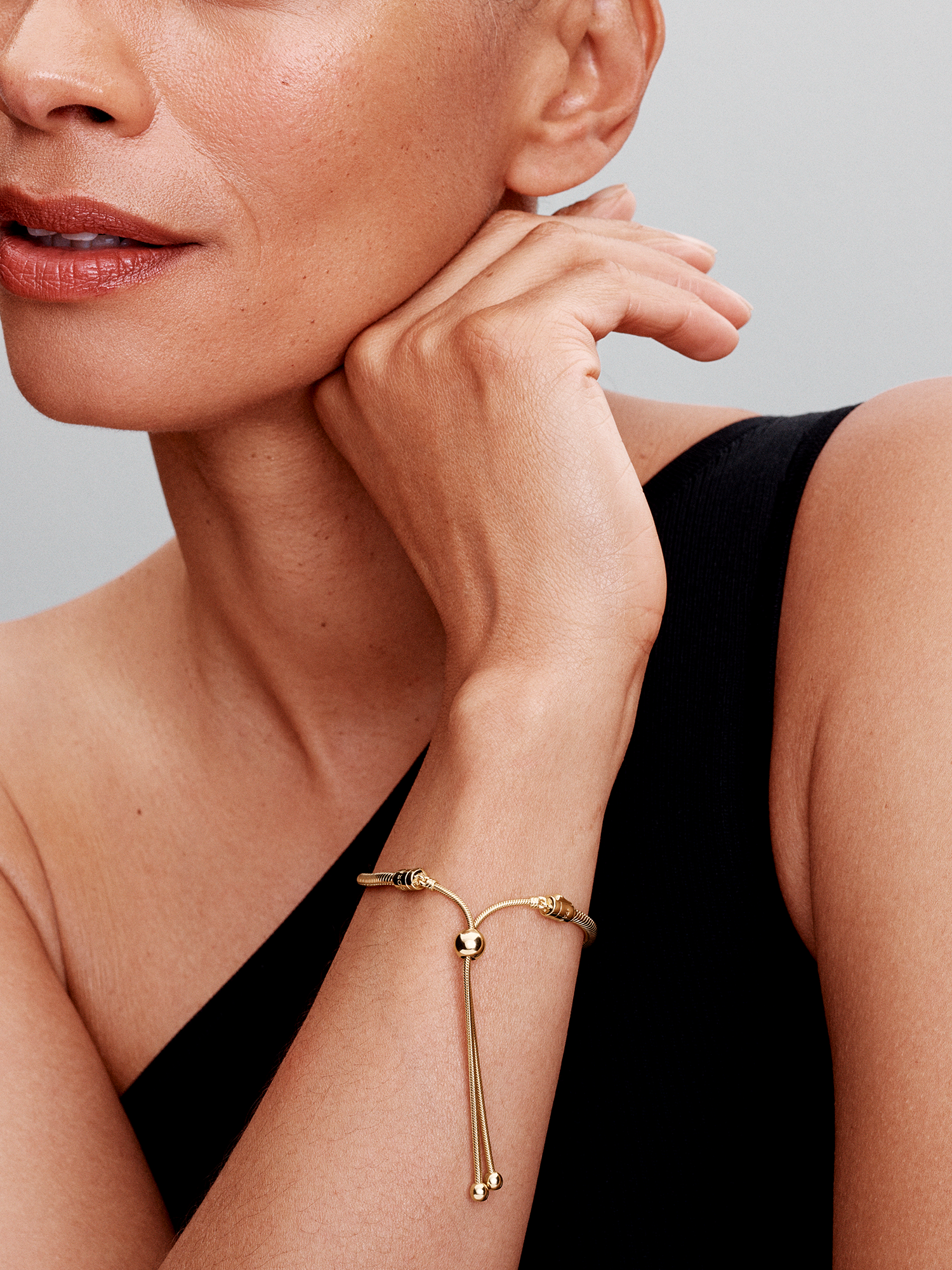 Snake Chain Slider Bracelet | ゴールドプレーティング | パンドラ