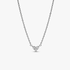 Triple Stone Heart Collier Necklace Triple Stone Heart Collier Necklace