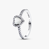 Elevated White Heart Ring Elevated White Heart Ring